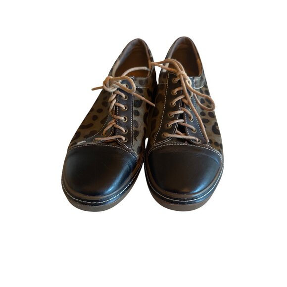 LArtiste By Spring Step Leather & Suede Lace-Up Shoes Size 40 - Picture 1 of 6